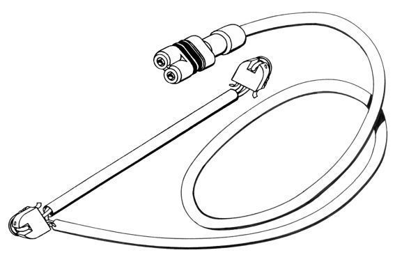 A.B.S. Slidindikator, bremsebelægning 39546 for PORSCHE