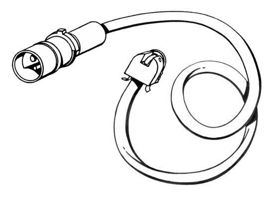 A.B.S. Slidindikator, bremsebelægning 39554 for PORSCHE