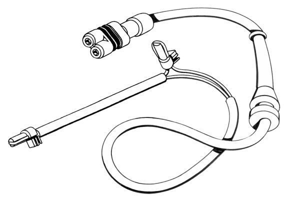 A.B.S. Slidindikator, bremsebelægning 39576 for PORSCHE