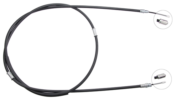 A.B.S. Håndbremsekabel k10201 for OPEL VAUXHALL
