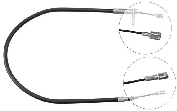 A.B.S. Håndbremsekabel k10606 for MERCEDES-BENZ