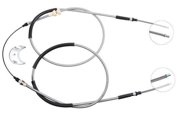 A.B.S. Håndbremsekabel k10655 for FORD