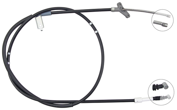 A.B.S. Håndbremsekabel k10923 for TOYOTA