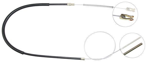 A.B.S. Håndbremsekabel k11216 for SAAB