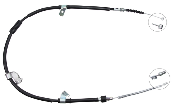 A.B.S. Håndbremsekabel k11437 for MITSUBISHI