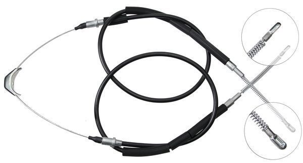 A.B.S. Håndbremsekabel k11465 for OPEL VAUXHALL