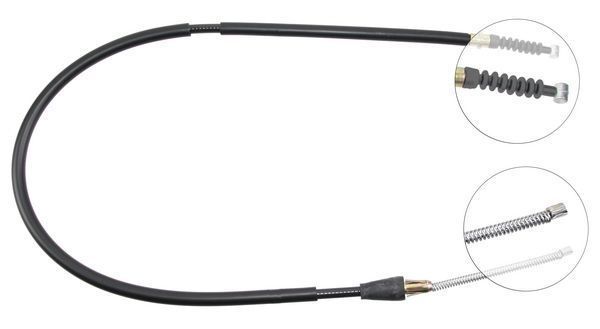 A.B.S. Håndbremsekabel k11477 for MITSUBISHI