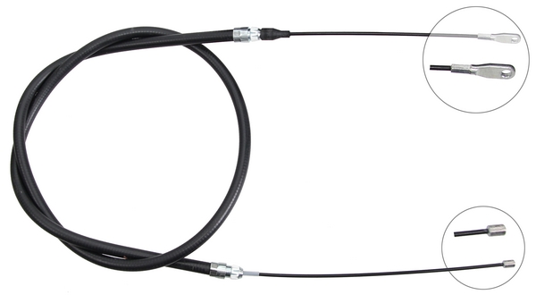 A.B.S. Håndbremsekabel k12043 for MERCEDES-BENZ