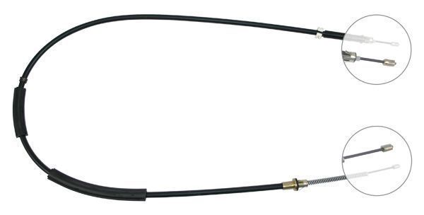 A.B.S. Håndbremsekabel k12115 for FORD