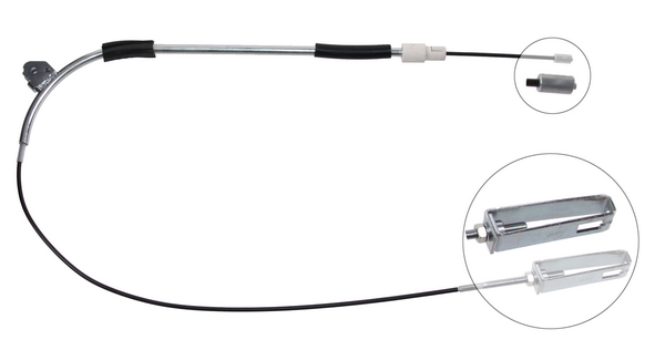 A.B.S. Håndbremsekabel k12191 for MERCEDES-BENZ