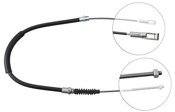 A.B.S. Håndbremsekabel k12237 for PEUGEOT