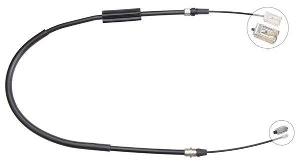 A.B.S. Håndbremsekabel k12407 for RENAULT