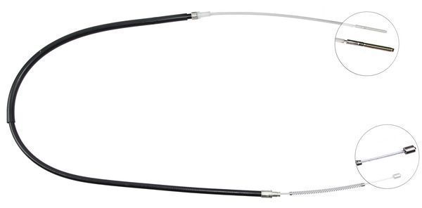 A.B.S. Håndbremsekabel k12506 for SEAT VAG
