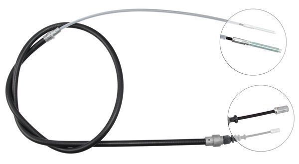 A.B.S. Håndbremsekabel k12516 for VAG SEAT