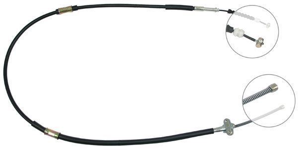 A.B.S. Håndbremsekabel k12787 for TOYOTA
