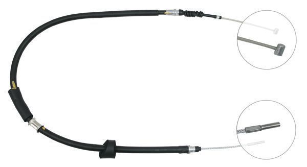 A.B.S. Håndbremsekabel k12951 for TOYOTA