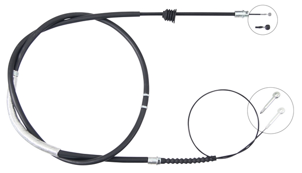 A.B.S. Håndbremsekabel k13041 for TOYOTA