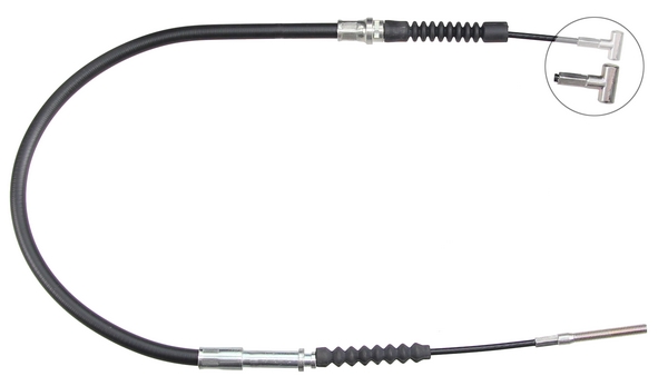 A.B.S. Håndbremsekabel k13131 for TOYOTA