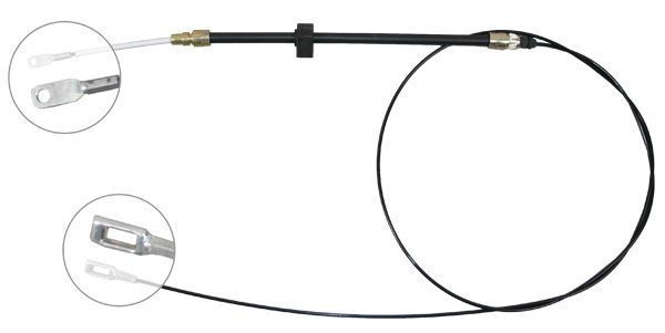 A.B.S. Håndbremsekabel k13191 for MERCEDES-BENZ VAG