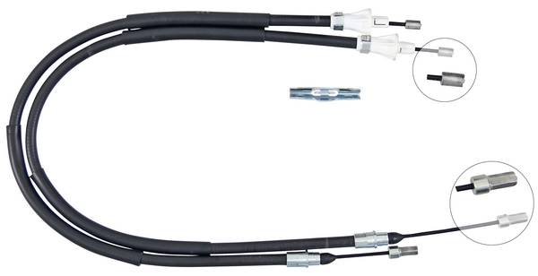 A.B.S. Håndbremsekabel k13196 for RENAULT