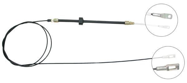 A.B.S. Håndbremsekabel k13231 for MERCEDES-BENZ VAG