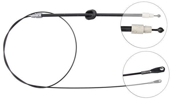 A.B.S. Håndbremsekabel k13311 for MERCEDES-BENZ VAG
