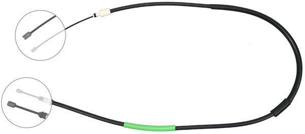 A.B.S. Håndbremsekabel k13418 for CITROËN
