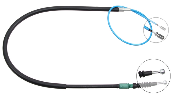 A.B.S. Håndbremsekabel k13626 for VAG