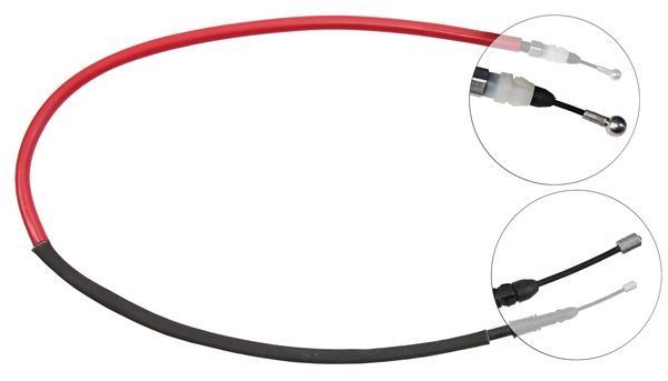 A.B.S. Håndbremsekabel k13646 for PEUGEOT LANCIA