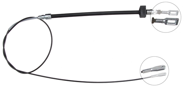 A.B.S. Håndbremsekabel k13964 for MERCEDES-BENZ