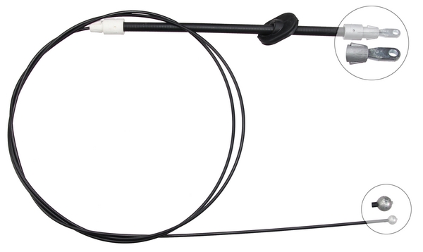 A.B.S. Håndbremsekabel k13966 for MERCEDES-BENZ VAG