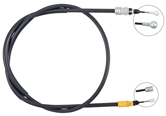 A.B.S. Håndbremsekabel k14045 for OPEL VAUXHALL FIAT RENAULT