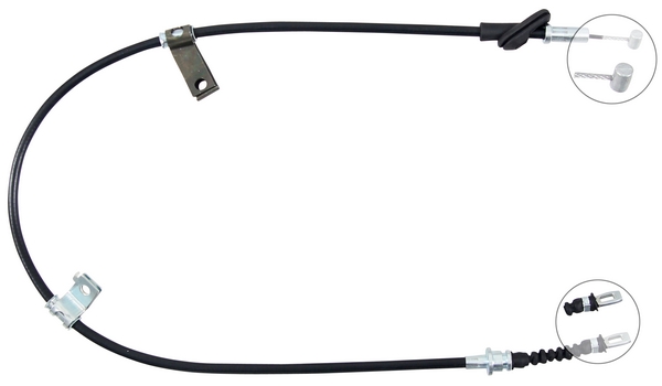 A.B.S. Håndbremsekabel k14102 for HONDA