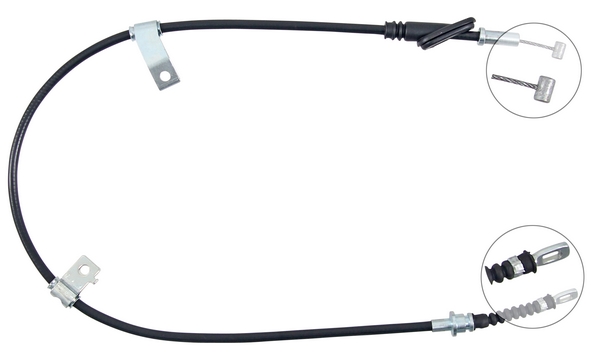 A.B.S. Håndbremsekabel k14103 for HONDA