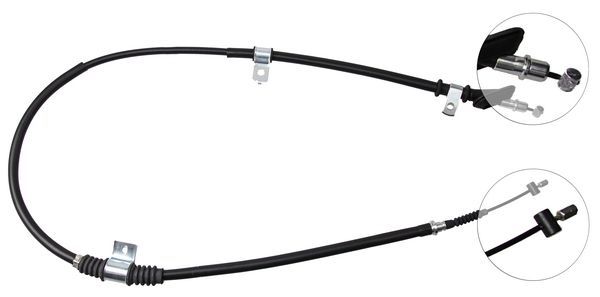 A.B.S. Håndbremsekabel k14167 for HYUNDAI