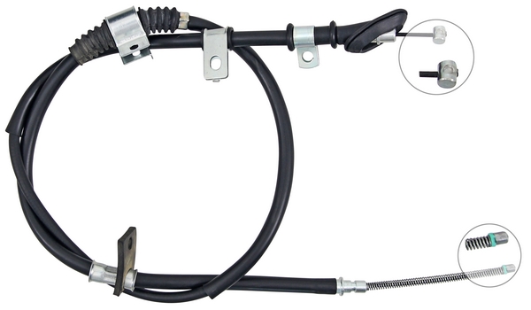 A.B.S. Håndbremsekabel k14198 for HYUNDAI