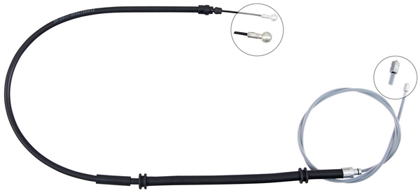 A.B.S. Håndbremsekabel k14199 for MERCEDES-BENZ RENAULT