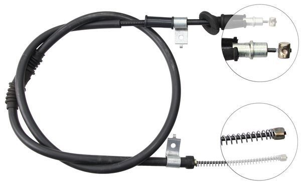 A.B.S. Håndbremsekabel k14797 for MITSUBISHI