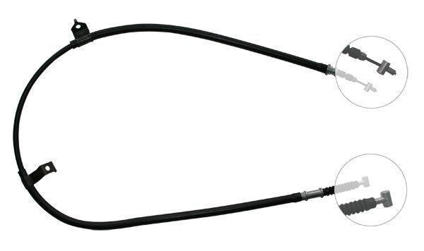A.B.S. Håndbremsekabel k14877 for PROTON