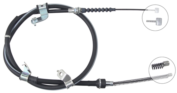 A.B.S. Håndbremsekabel k14967 for MITSUBISHI