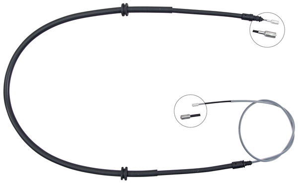 A.B.S. Håndbremsekabel k15015 for RENAULT
