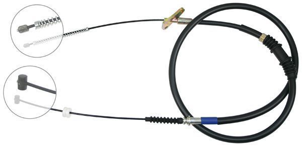 A.B.S. Håndbremsekabel k15387 for OPEL VAUXHALL