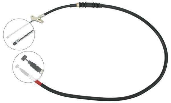 A.B.S. Håndbremsekabel k15408 for OPEL VAUXHALL