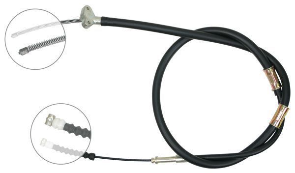 A.B.S. Håndbremsekabel k16078 for TOYOTA