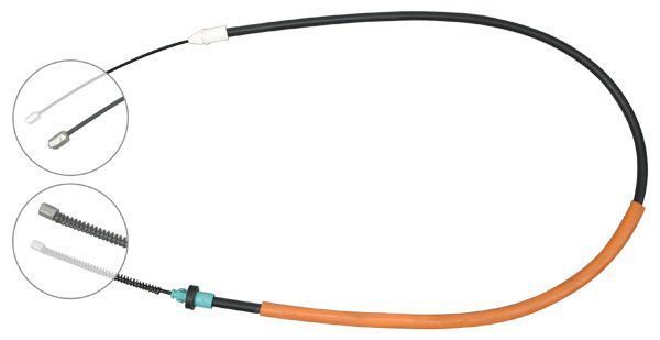 A.B.S. Håndbremsekabel k16657 for RENAULT