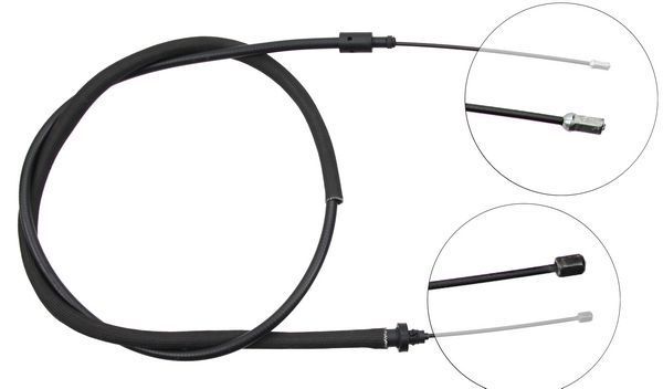 A.B.S. Håndbremsekabel k16778 for PEUGEOT CITROËN