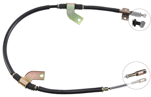 A.B.S. Håndbremsekabel k16817 for DAEWOO SSANGYONG