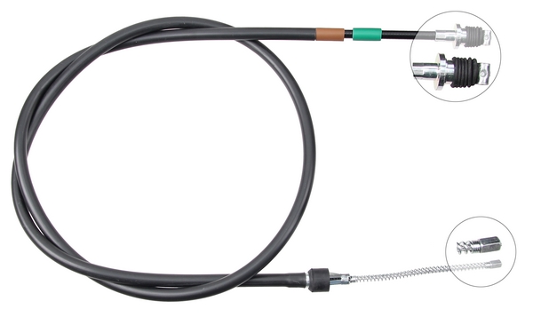 A.B.S. Håndbremsekabel k16968 for OPEL VAUXHALL