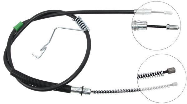 A.B.S. Håndbremsekabel k17017 for FORD