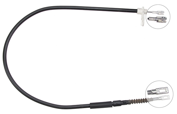 A.B.S. Håndbremsekabel k17168 for MERCEDES-BENZ